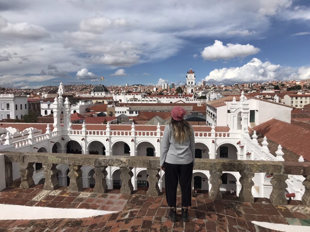 Bolivia travel - rooftops in Sucre