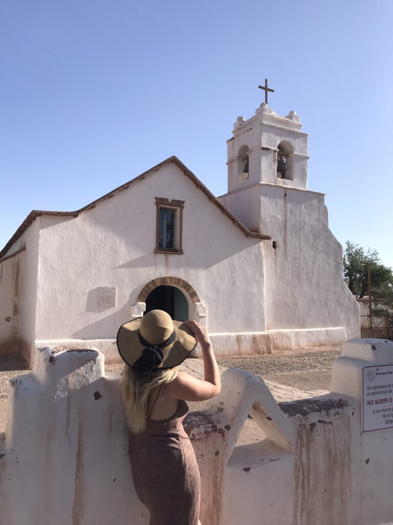 A church in San Pedro de Atacama