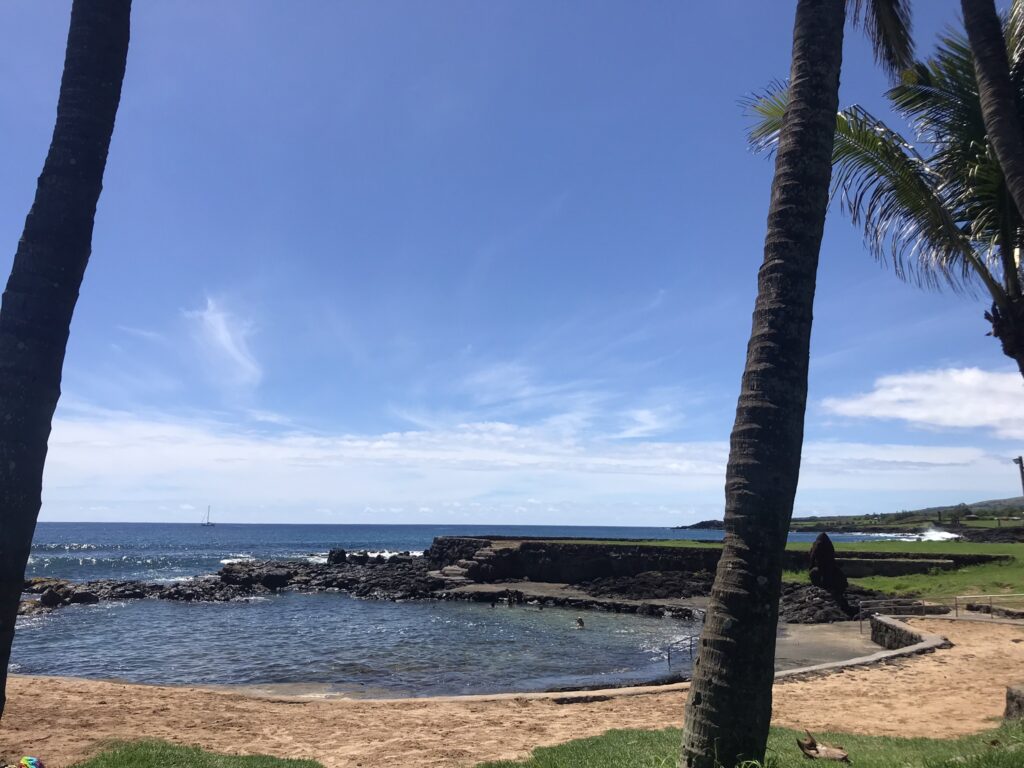 Poko poko beach at Hanga Roa