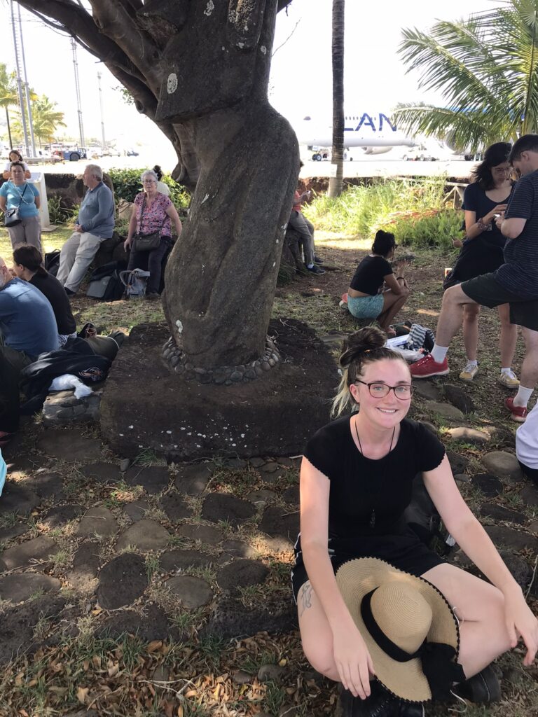 Hanga Roa airport on Easter Island