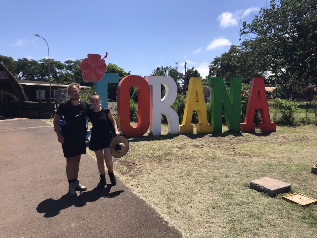 Arriving at Mataveri Airport in Hanga Roa