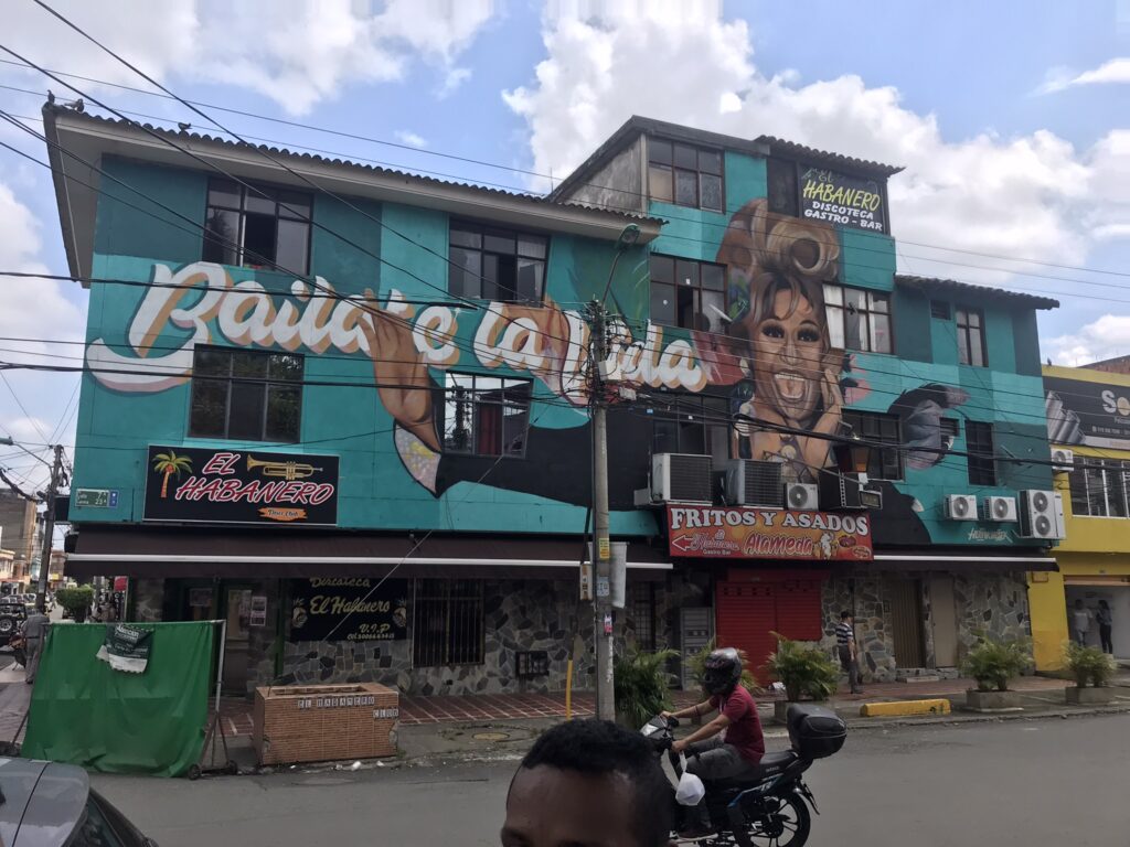 A salsa dancing club in Cali in southern Colombia