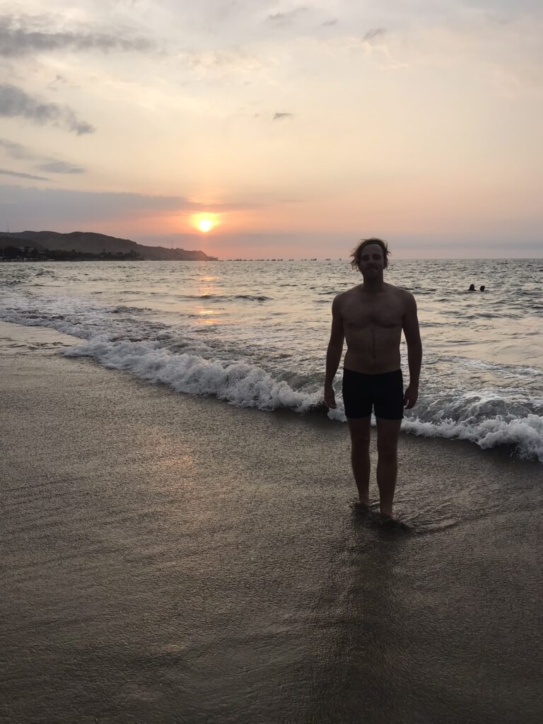 The beach at Mancora