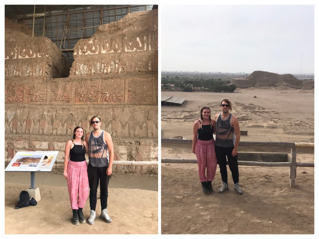 The Temple of the Moon and Sun in Trujillo