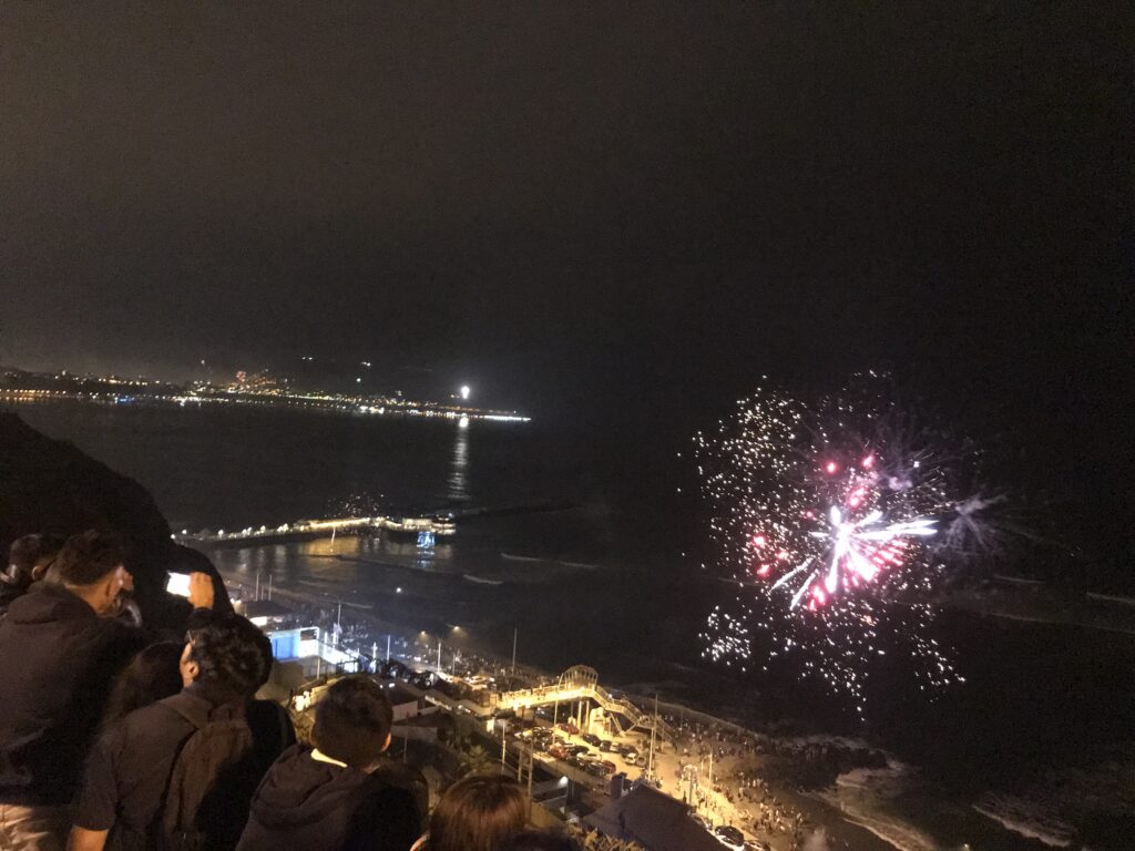 Fireworks in Lima