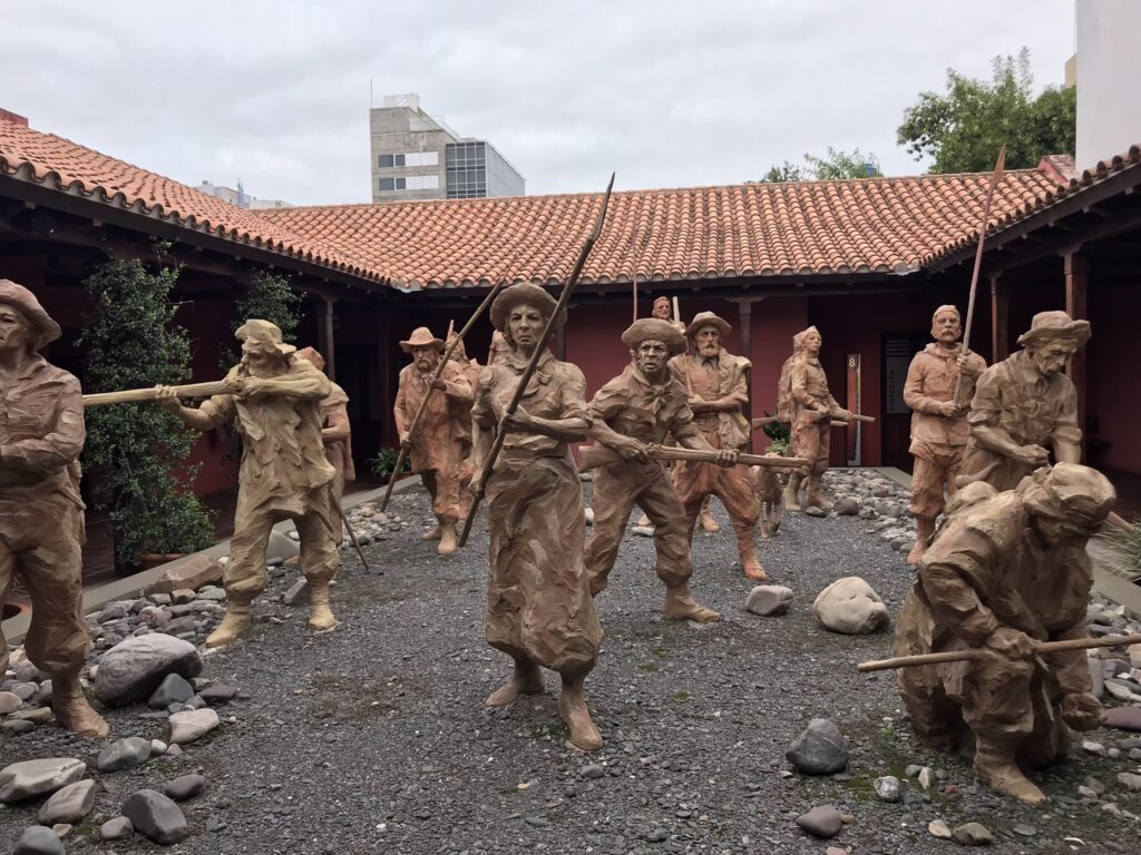 Model soldiers in the Guemes museum in Salta