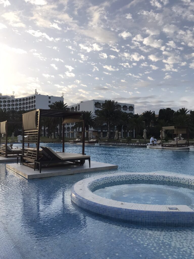 The swimming pool in Sousse