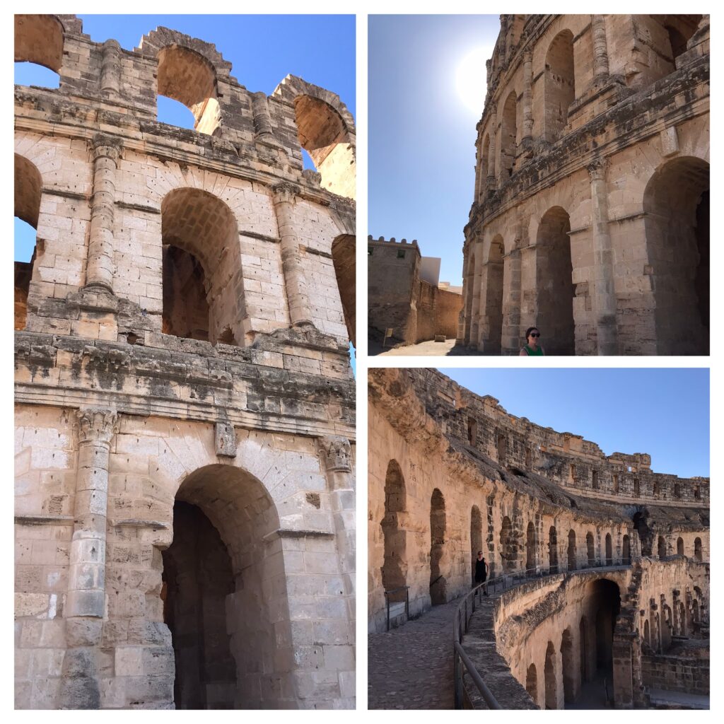 The El Jem amphitheatre in Tunisia