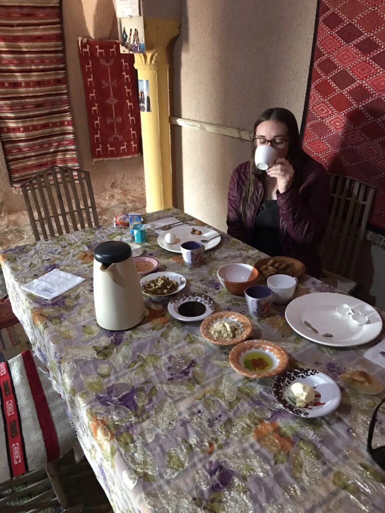 Breakfast dishes at Toujane in southern Tunisia