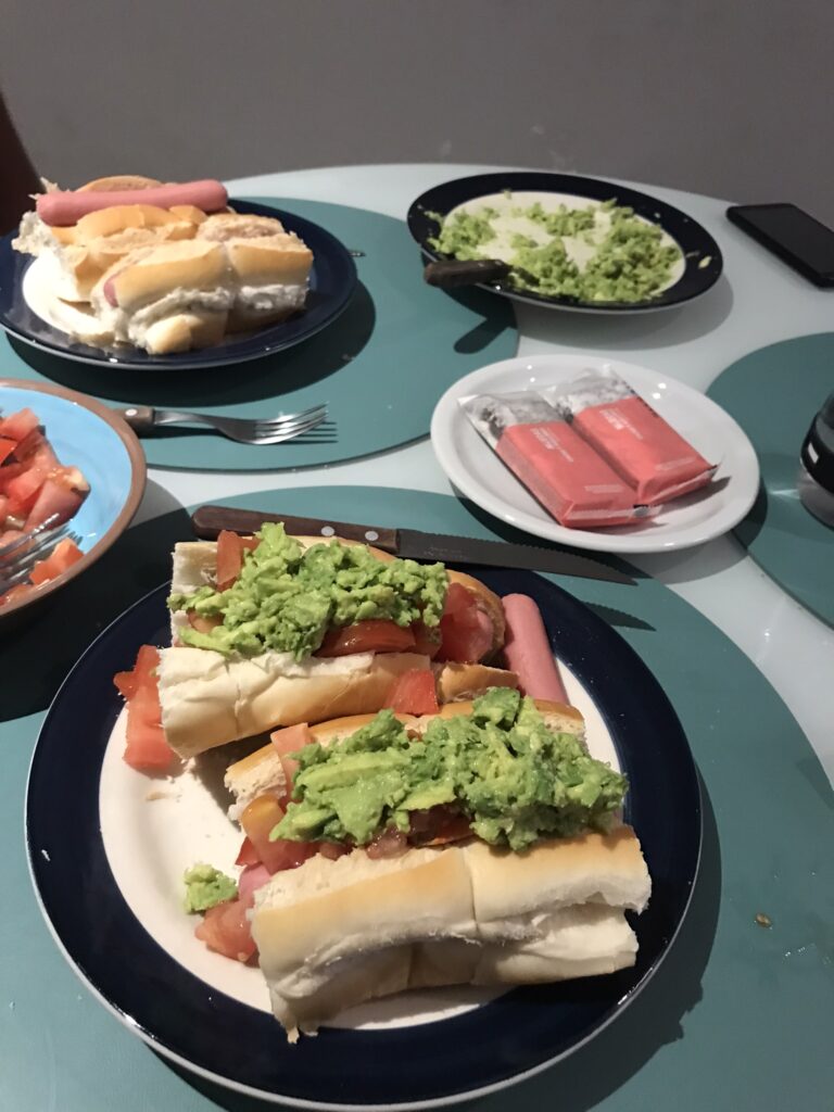 Chilean-style hot dogs in El Chalten