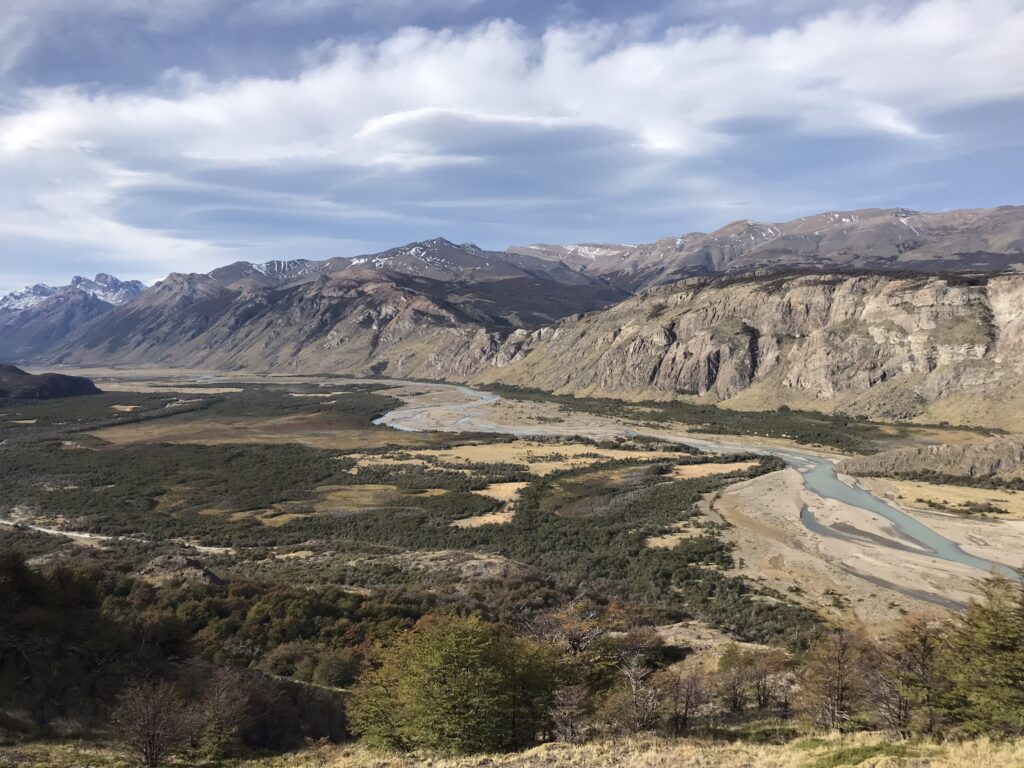 A mountain view in Argentine Patagonia