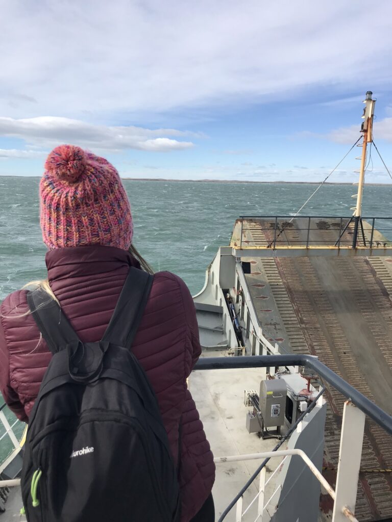 Argentina travel on the boat to Tierra del Fuego