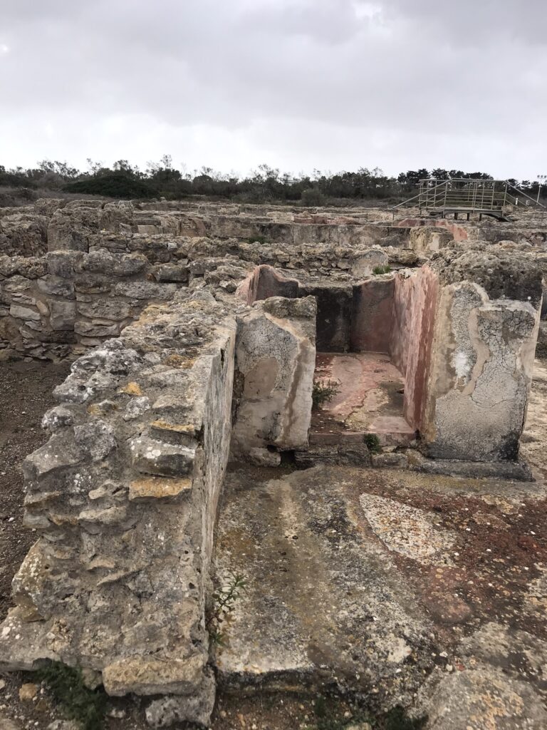 Punic ruins at Kerkouane in Tunisia