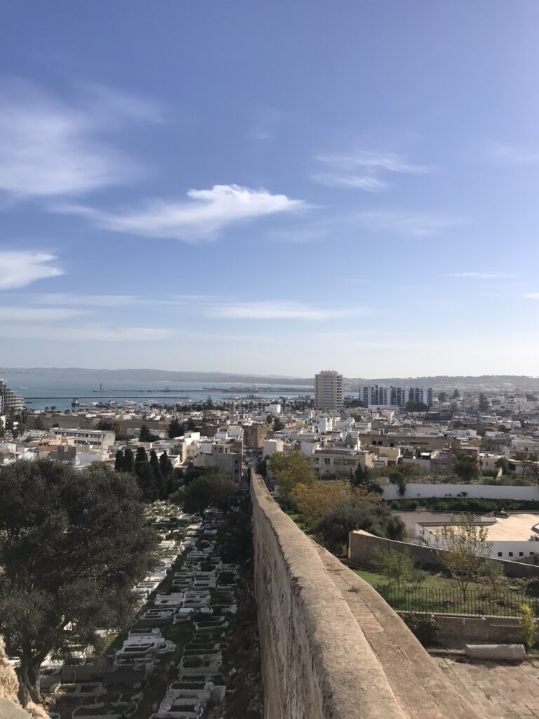 The Bizerte skyline in northern Tunisia