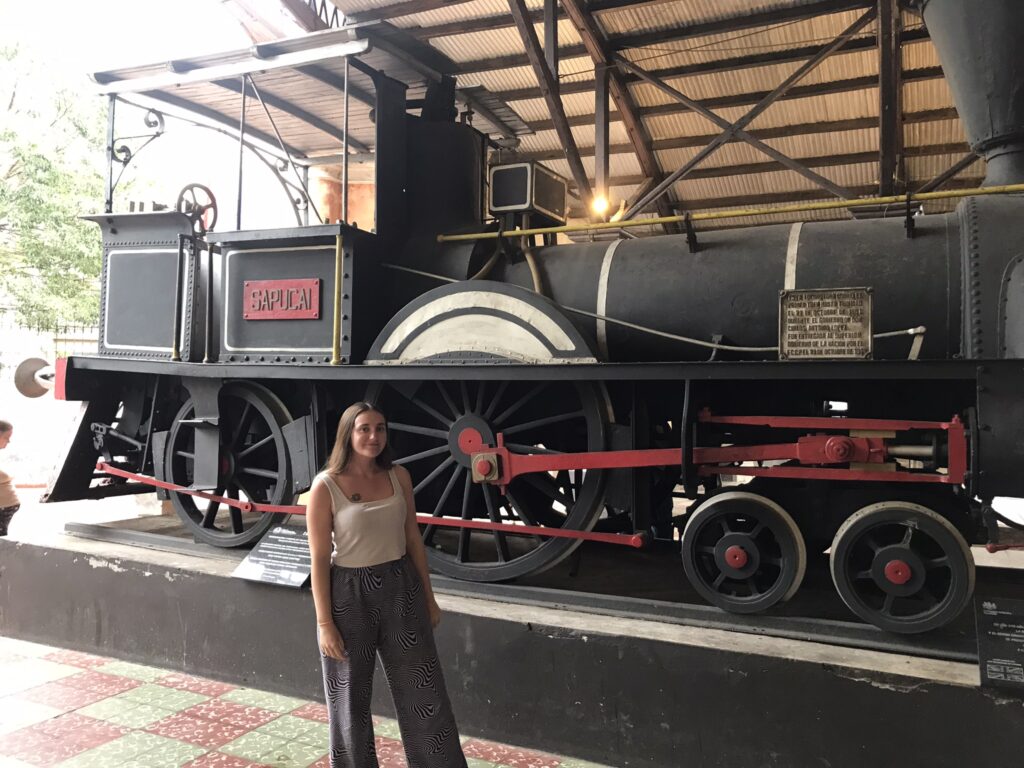 The railway station in Asuncion