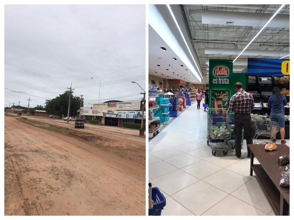 The Fernheim supermarket in Filadelfia in northern Paraguay