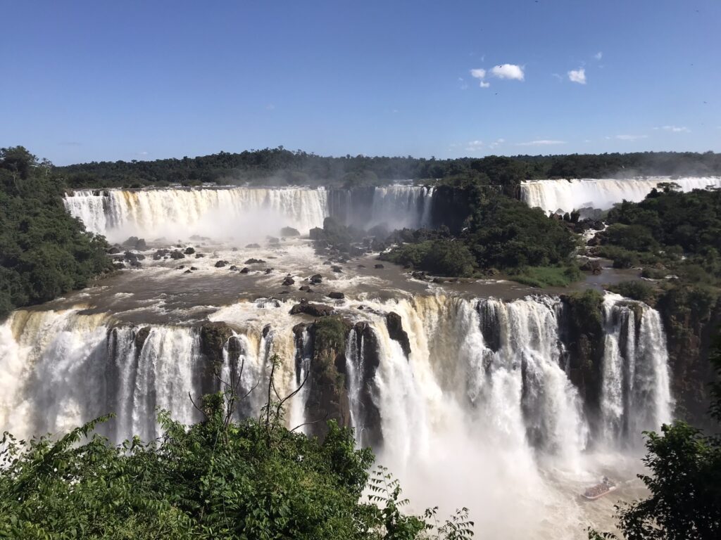 Iguazu falls in Brazil