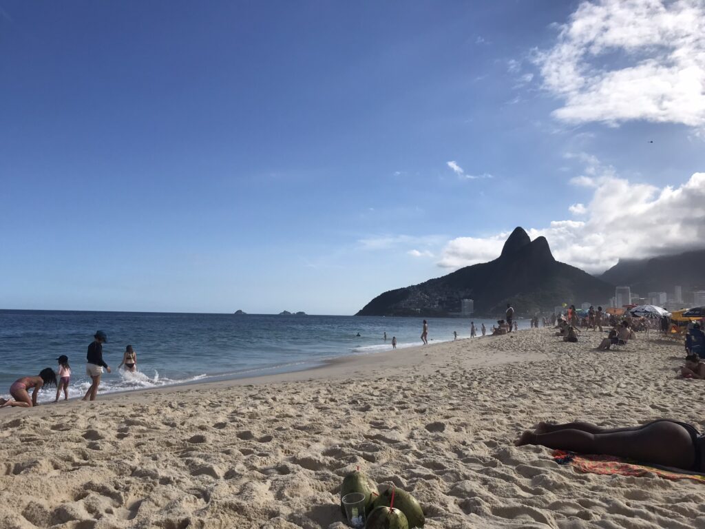 Brazil travel at Ipanema beach