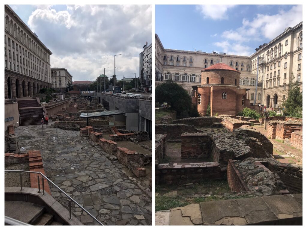 Churches and ruins in Sofia