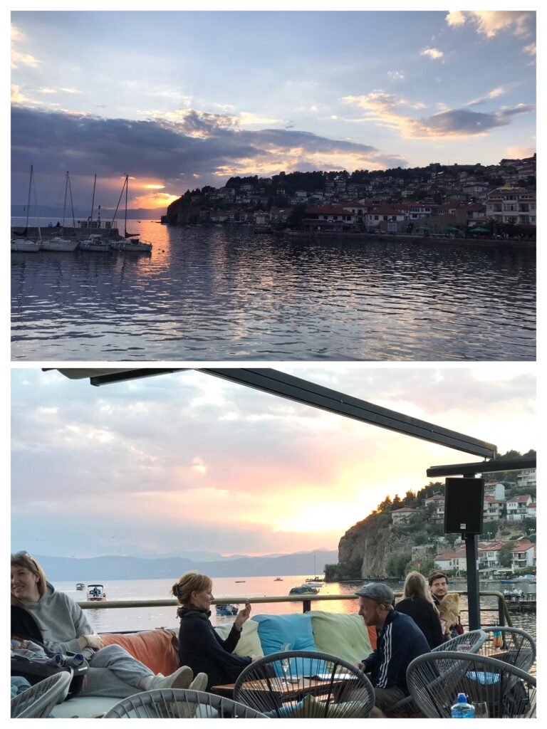 A boat trip on Lake Ohrid