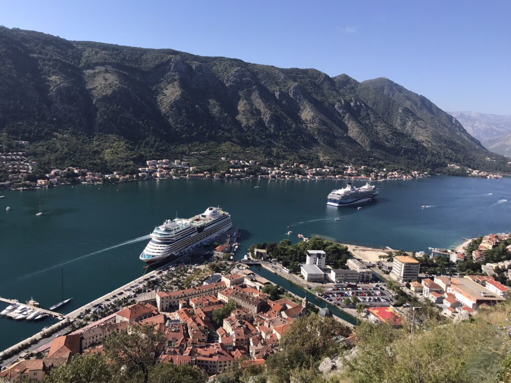 The Bay of Kotor in Montenegro