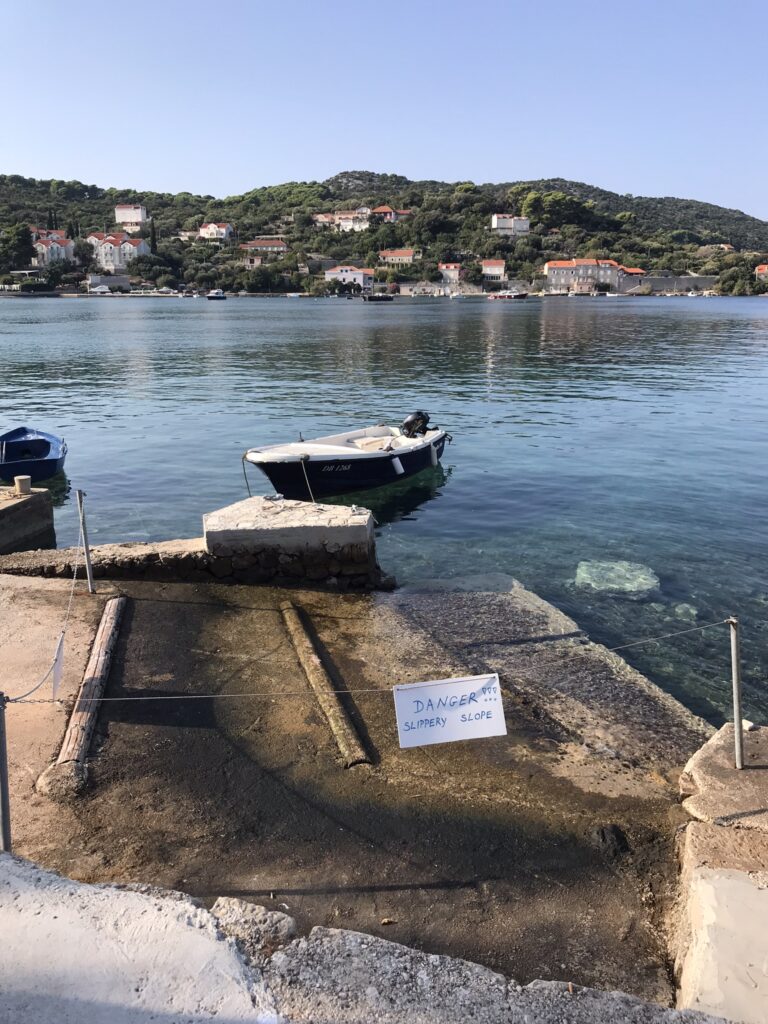 A harbour in Dubrovnik