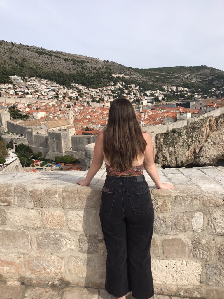 Looking over Dubrovnik