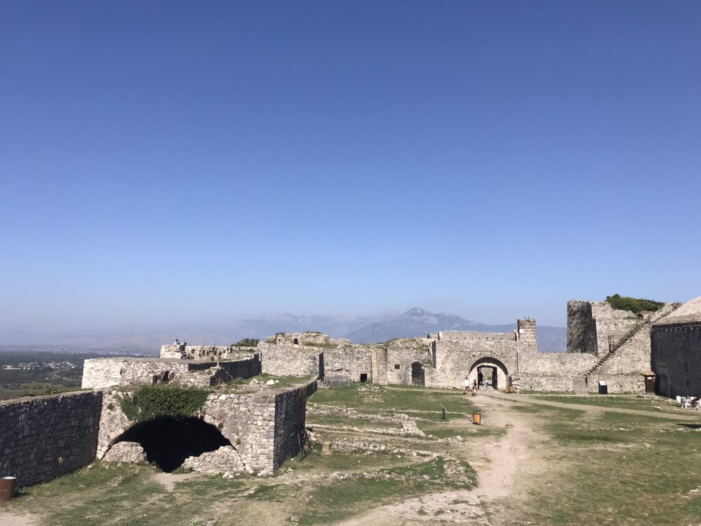 Inside Rozafa Castle in Shkoder