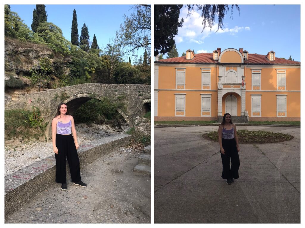 A bridge and palace in Podgorica