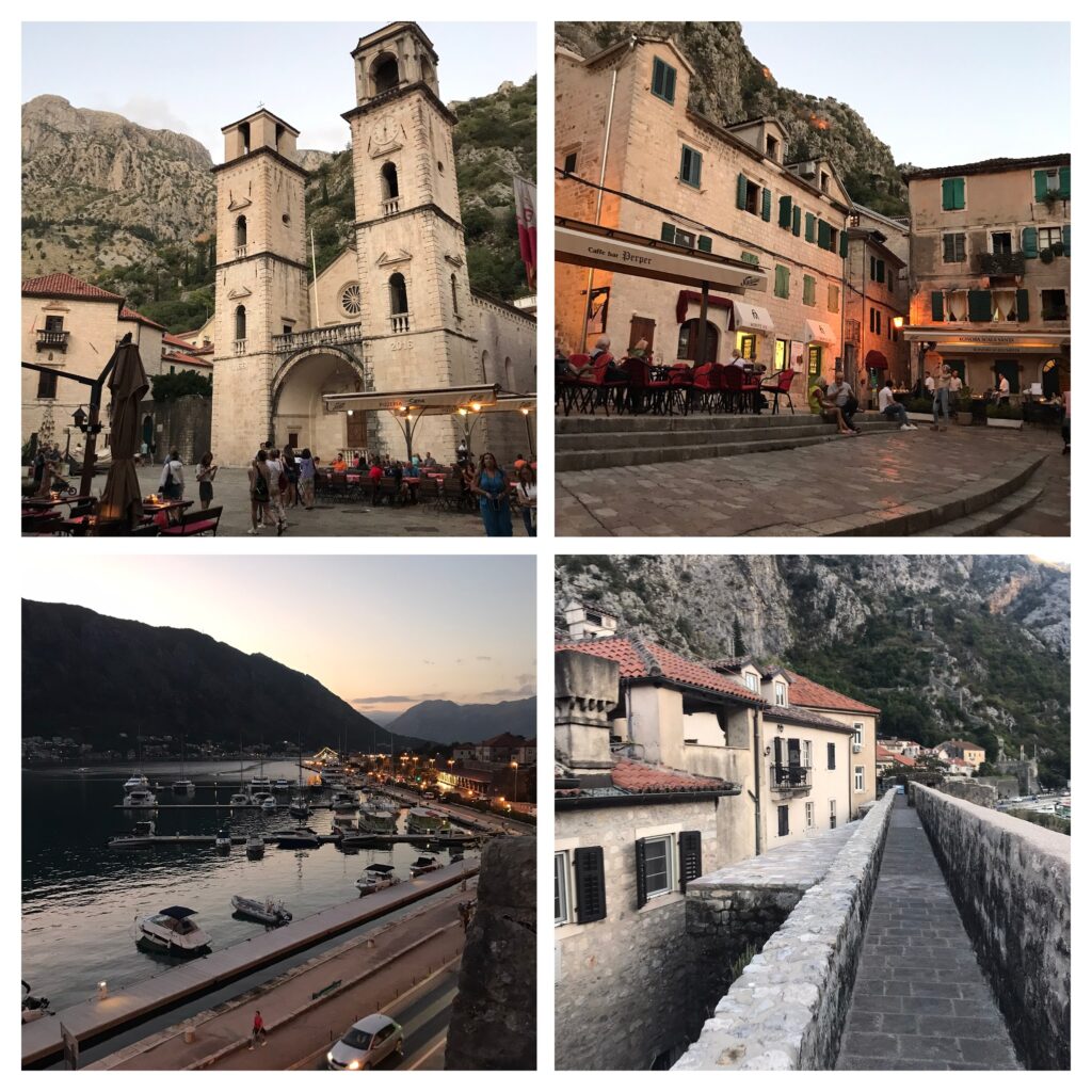 Montenegro travel in the town of Kotor