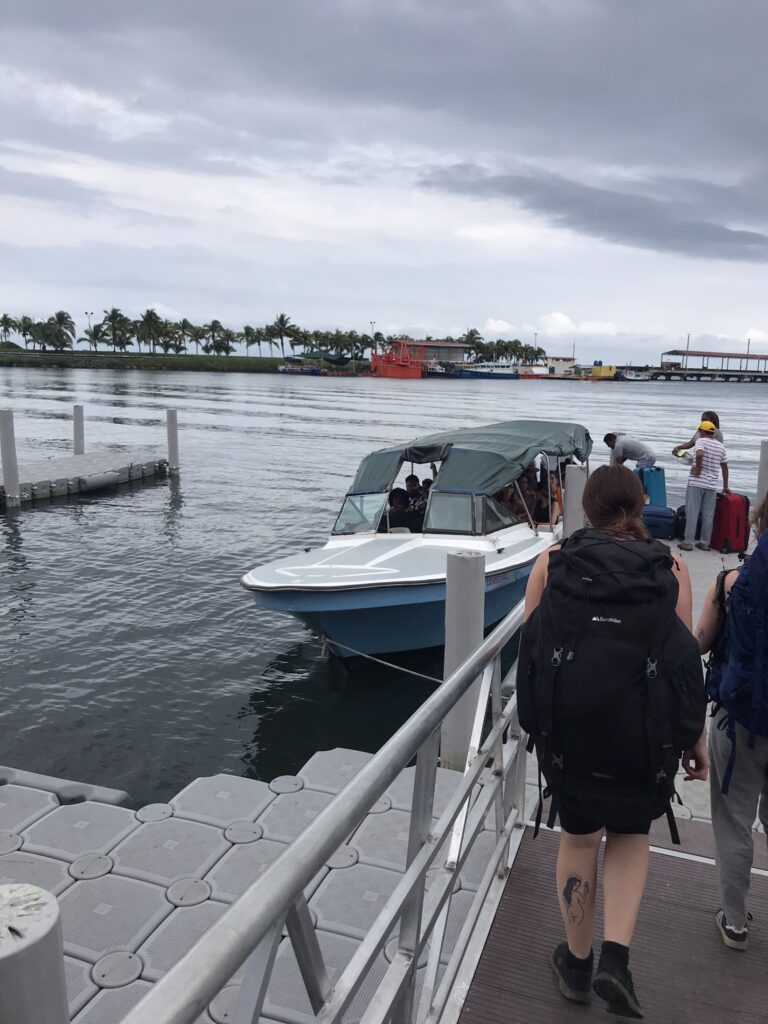 A boat in Bocas del Toro