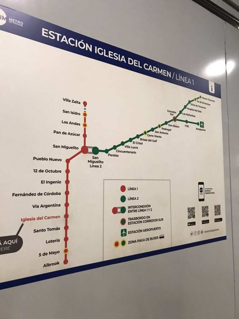 A Panama City metro map