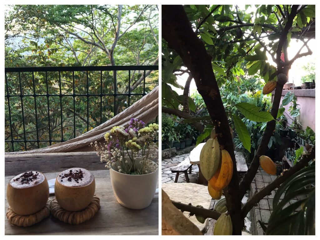 A chocolate shop near Copan Ruinas