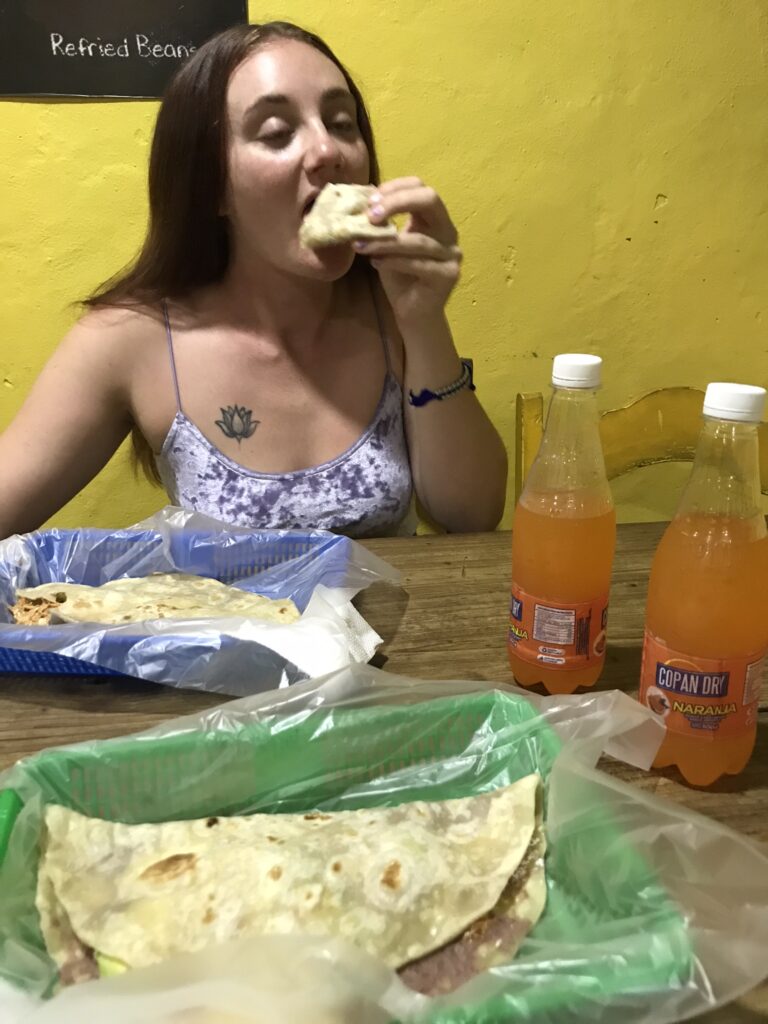 Baleadas in Honduras