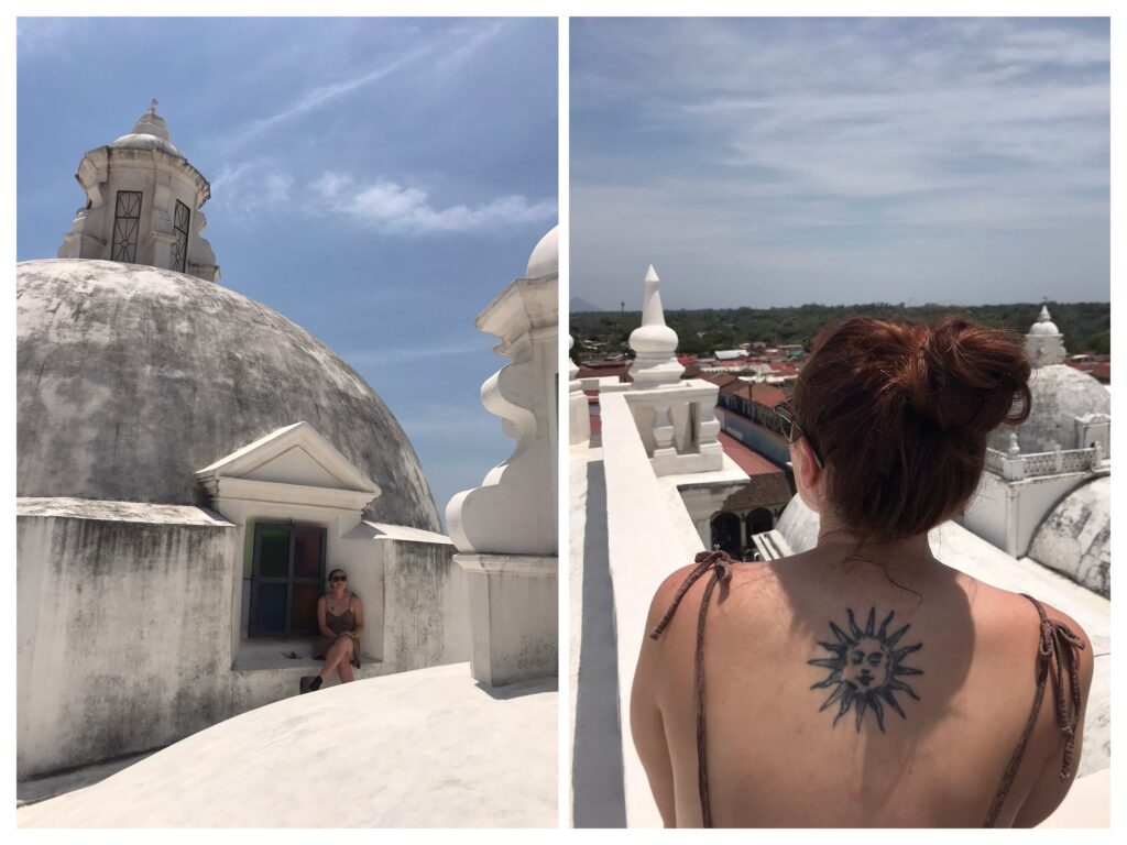 The Cathedral rooftop in Leon