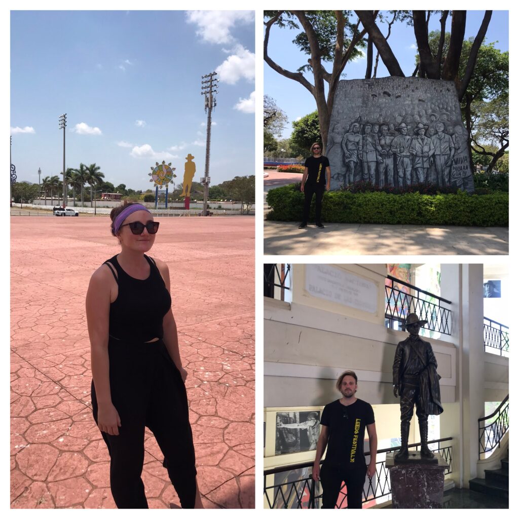 Revolutionary symbols in Managua