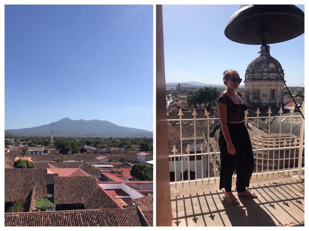 The church belltower in Granada