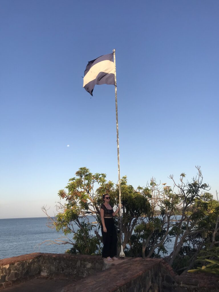 The Spanish fort on Lake Nicaragua