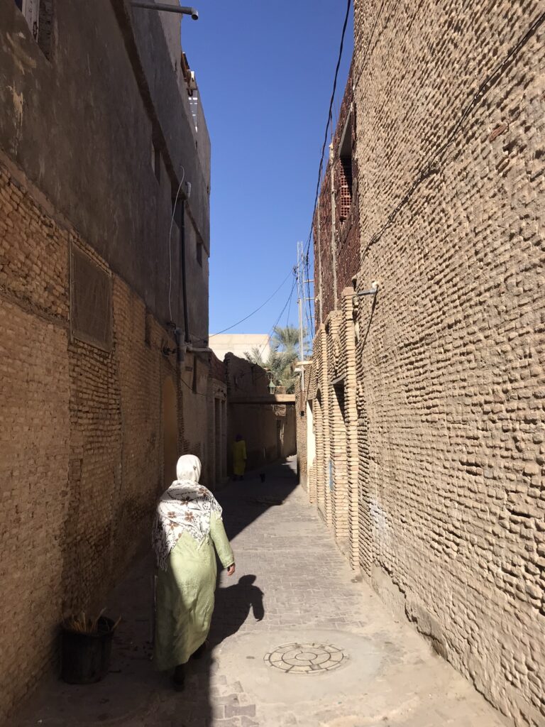 Residents in Tozeur medina