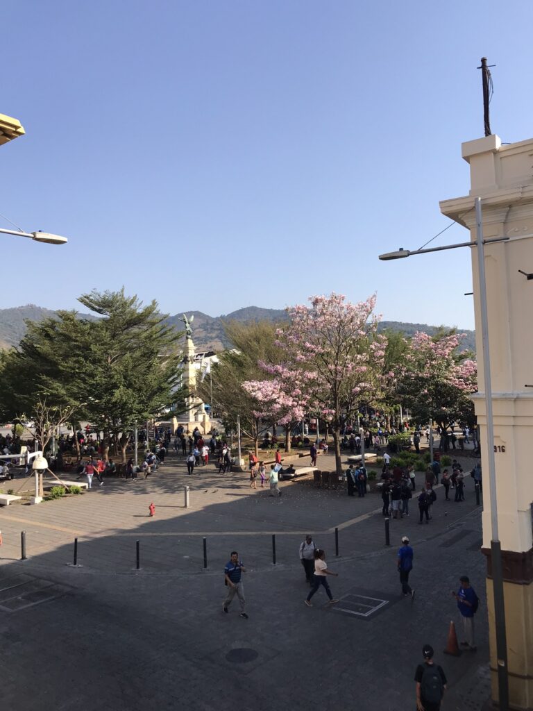 A square in San Salvador