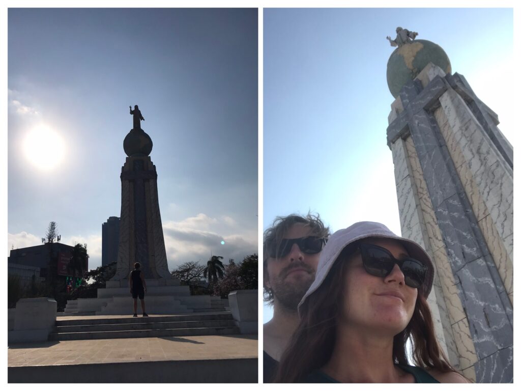 The Divine Saviour of the World monument in San Salvador