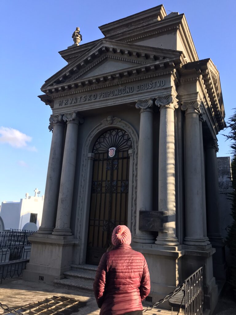 A Croatian mausoleum in Punta Arenas, Chile