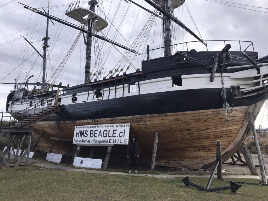 The replica of the HMS Beagle in Punta Arenas