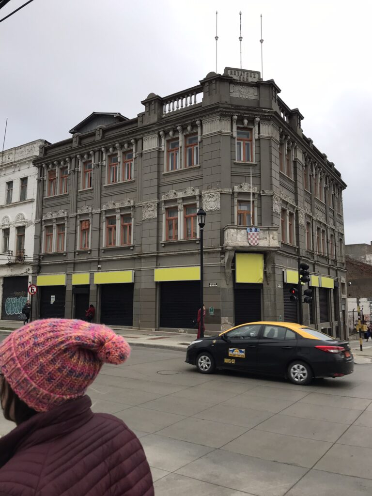 A Croatian building in Punta Arenas in Patagonia