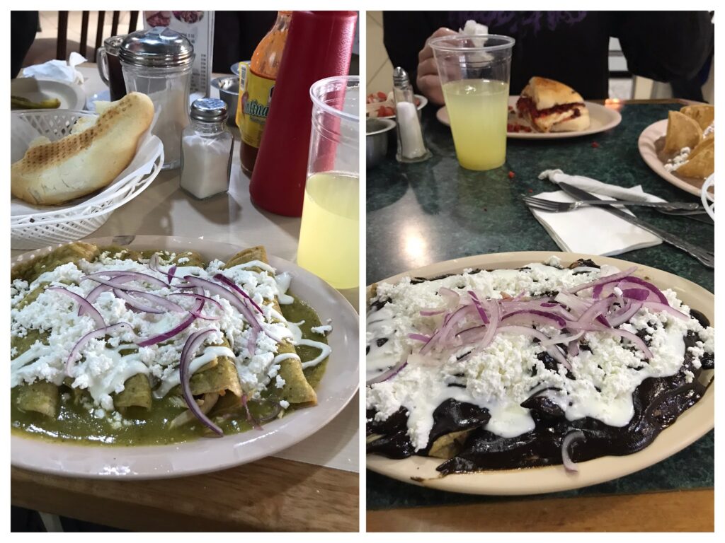 Chilaquiles and Mole in Mexico City