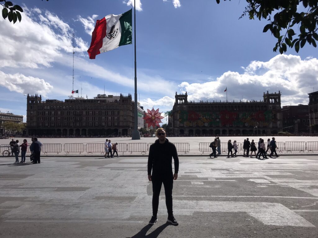 The Zocalo in Mexico City