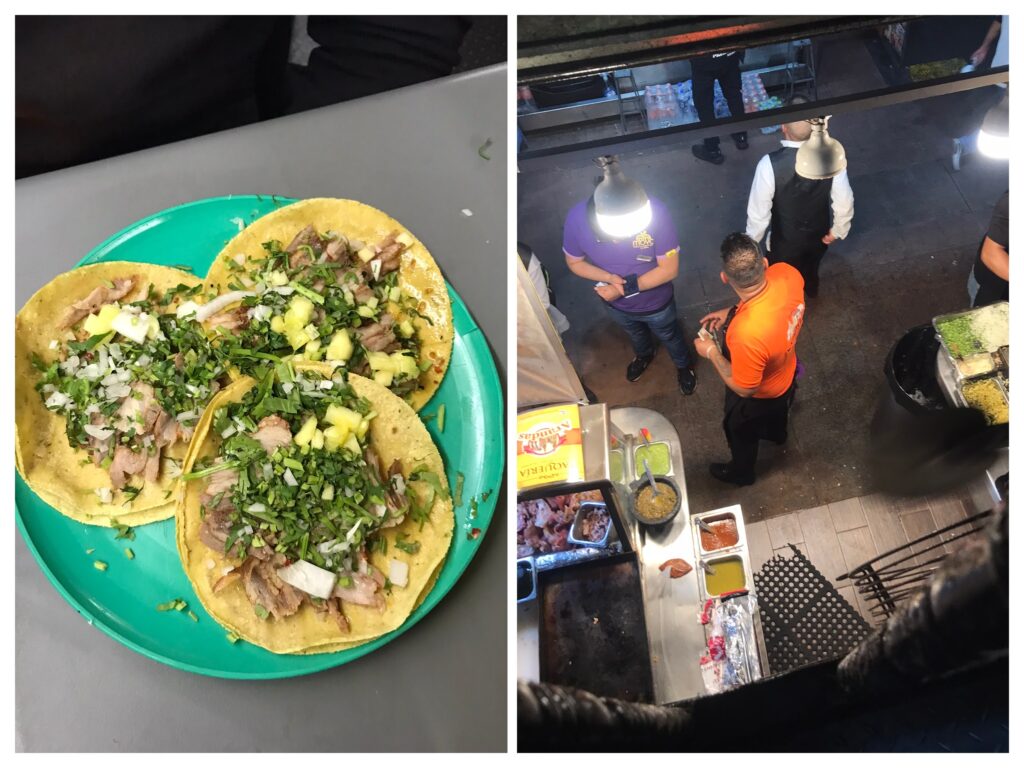 A taqueria in Mexico City