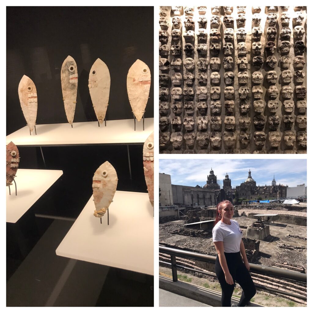 Artefacts from Templo Mayor in Mexico City