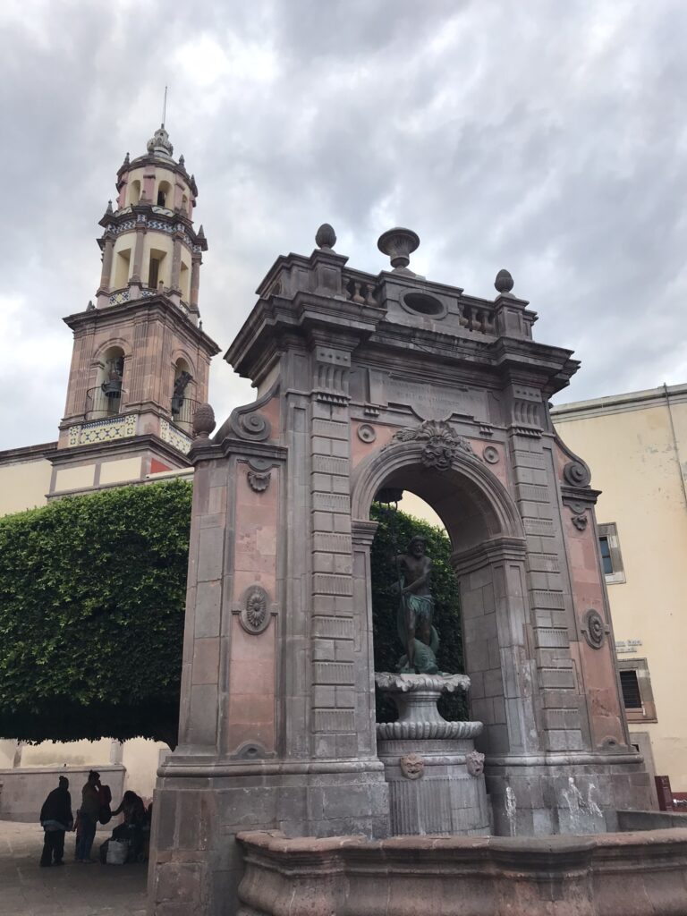 The Fountain of Neptune in Queretaro