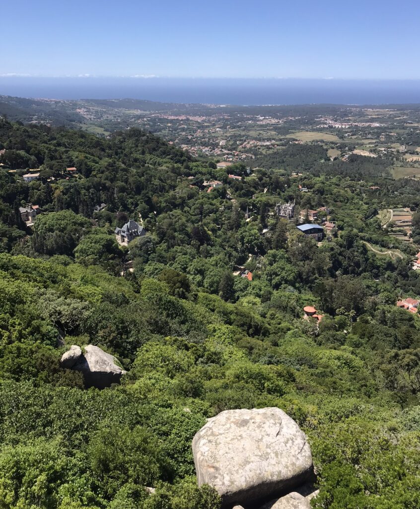 A view from the hill in Sintra